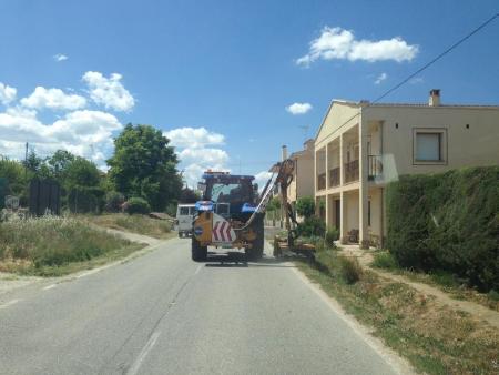Imagen La Diputación lleva a cabo trabajos de mantenimiento y conservación de la red de carreteras provincial